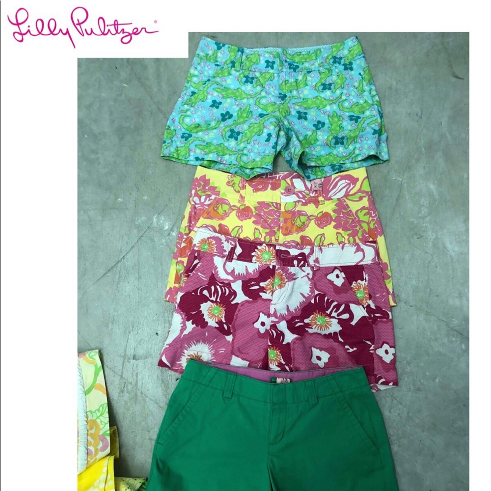FOUR PAIRS! Lilly Pulitzer Shorts! Callahan style!